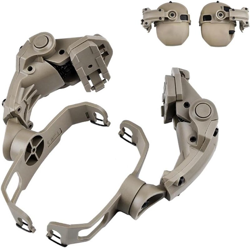 okyass ARC Rail Adapter for Tactical Helmets, Fast Helmets Accessories Compatible with Walker's Razor and Razor Digital Earmuffs - Image 1
